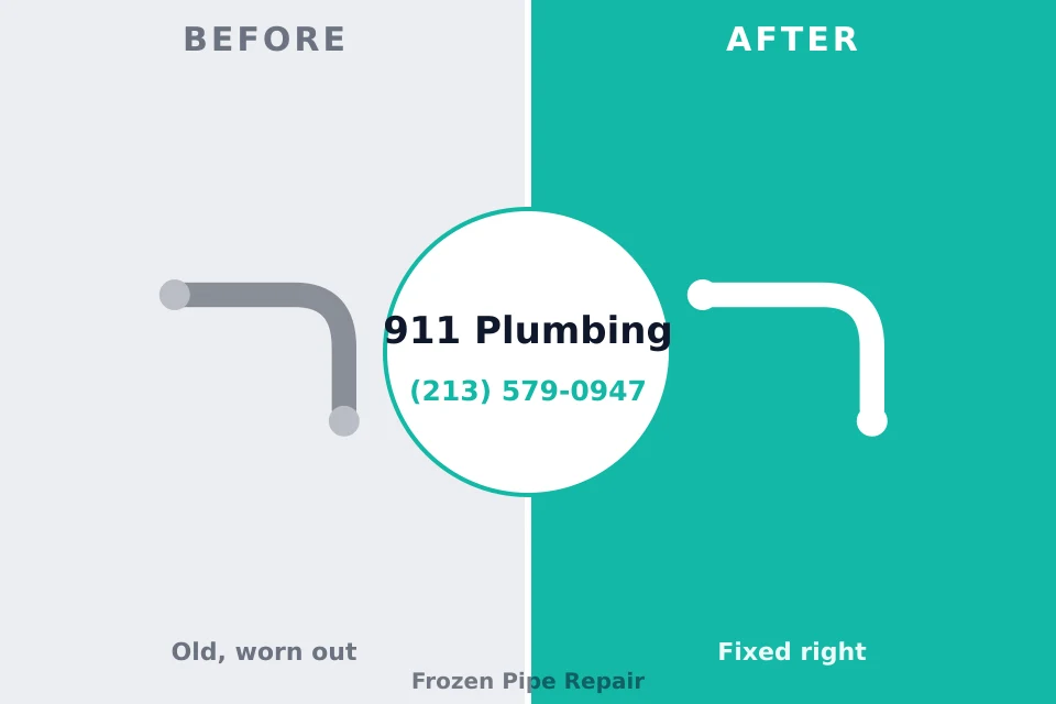 Before and after: plumbing company Paducah, KY